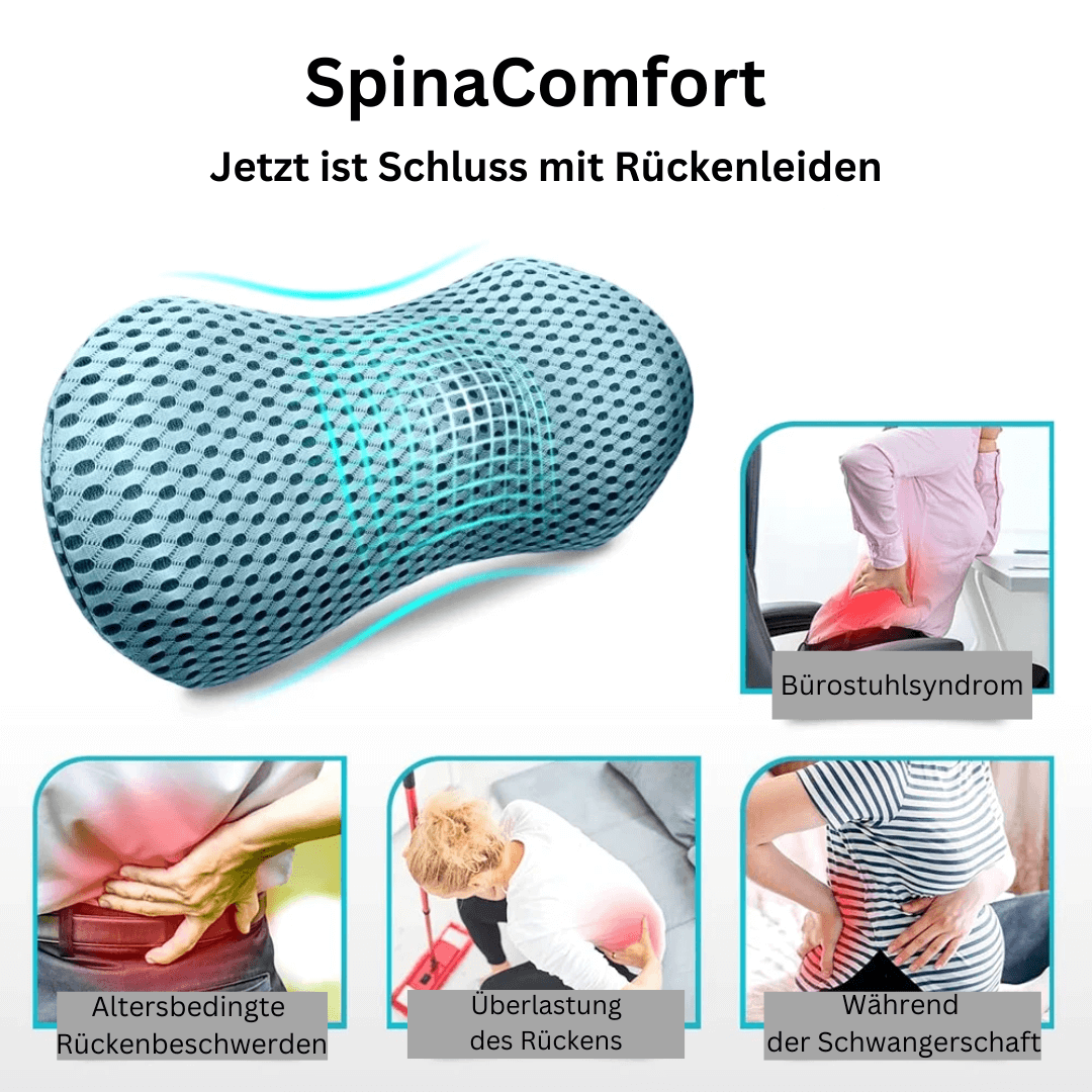 SpinaCOMFORT Ergonomisches Lendenkissen