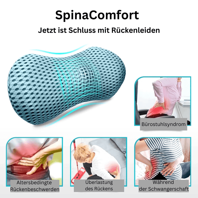 SpinaCOMFORT - Ergonomisches Lendenwirbelkissen